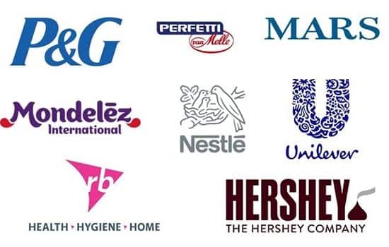 Image showing various brands of food and personal care